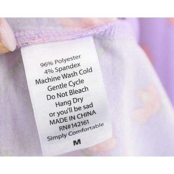 NWT LulaRoe Julia Purple Blue Bird Print Sheath Bodycon Dress Unicorn NEW Sz M - Picture 10 of 11